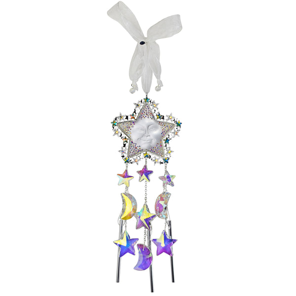 Goddess Star Rider Goddess Seaview Star Rider Wind Chime (Sterling Silvertone) – Kirks Folly