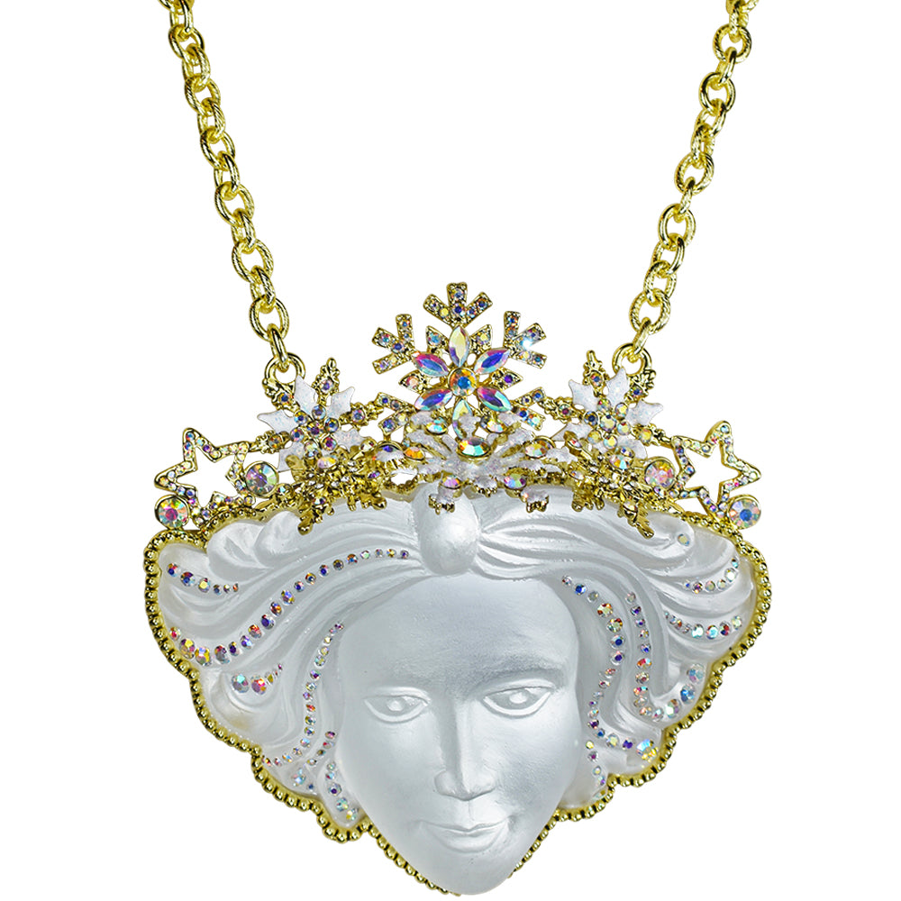 Dream Queen Ornament Necklace (Goldtone) – Kirks Folly