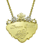 Dream Queen Ornament Necklace (Goldtone)