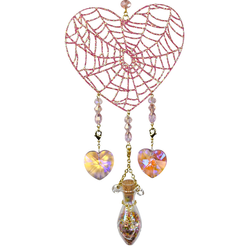 Enchanted Hearts Desire Dreamcatcher Follydust Bottle Shimmer (Goldtone)