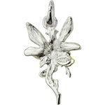 45th Anniversary Special Queen Of The Fairies Open Ring Charm with Necklace (Sterling Silvertone)