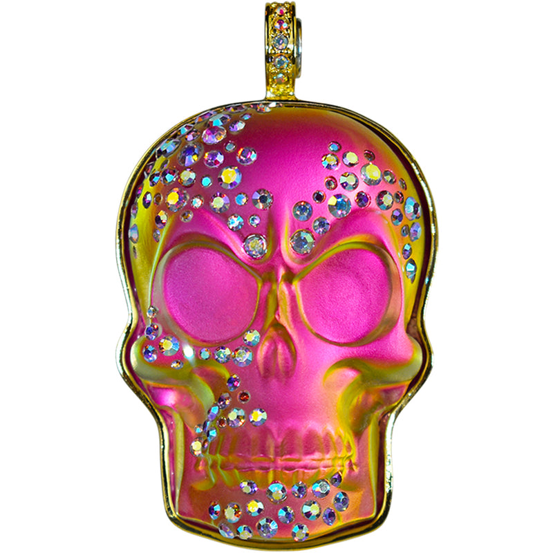 Mystic Crystal Skull Magnetic Enhancer (Goldtone/Mystic Iridis)