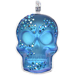 Mystic Crystal Skull Magnetic Enhancer (Sterling Silvertone/Mystic Blue Sphinx)