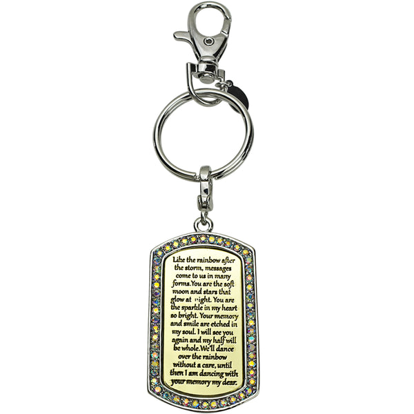 Bridge Shape Key Chain Rainbow Bridge Key Chain Charmer with Free Necklace (Mixed Plate ...