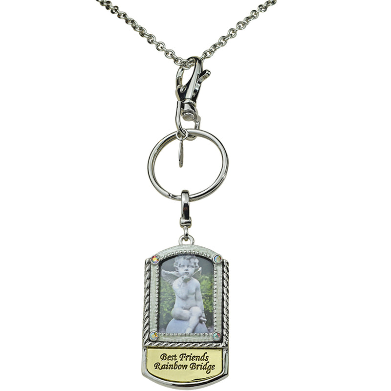 Rainbow Bridge Key Chain Charmer with Free Necklace (Mixed Plate)