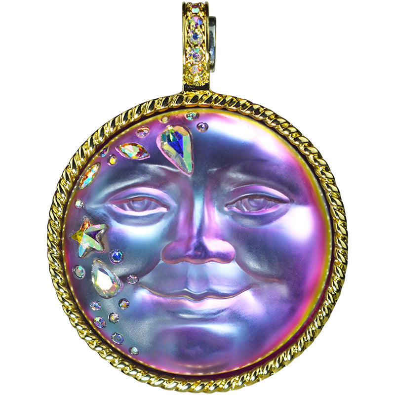 Mystic Fairy Seaview Moon 35mm Magnetic Enhancer (Goldtone/Iridis)