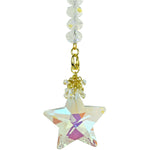 Star Shine Open Ring Charm Shimmer (Goldtone)