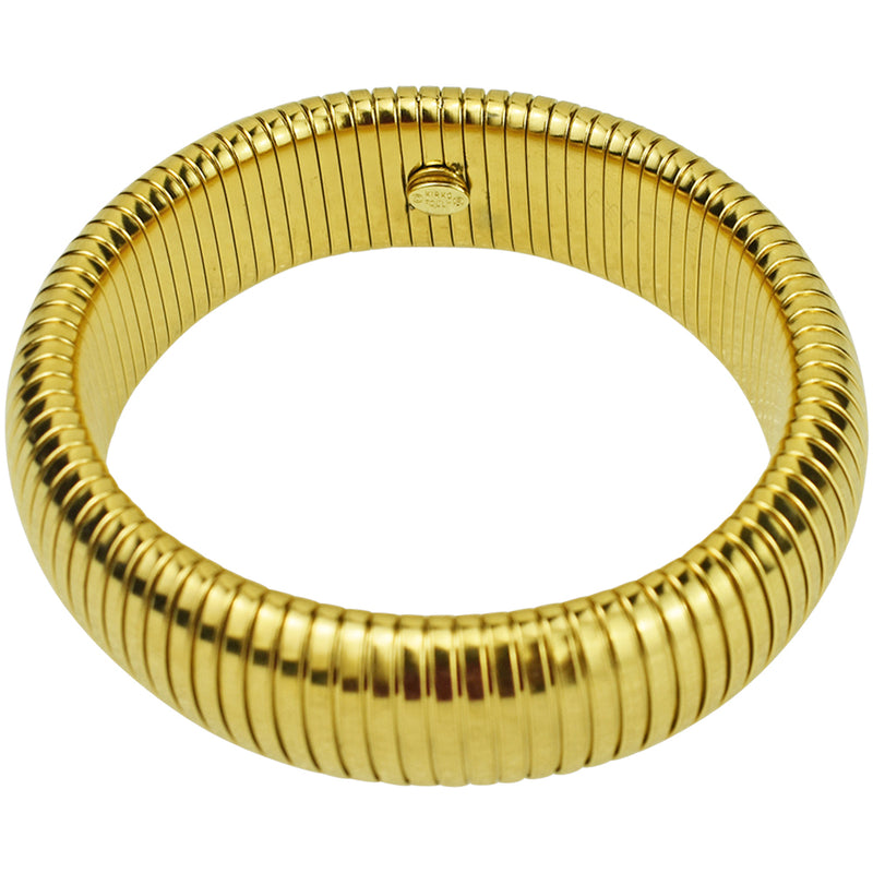 Omega Cobra Stretch Bracelet Set of 2 (Goldtone)
