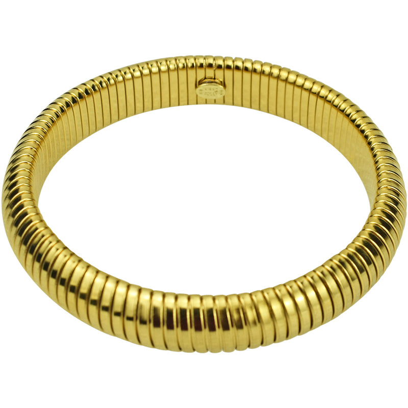 Omega Cobra Stretch Bracelet Set of 2 (Goldtone)