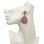 Royal Countess Diamond and Amethyst Earrings