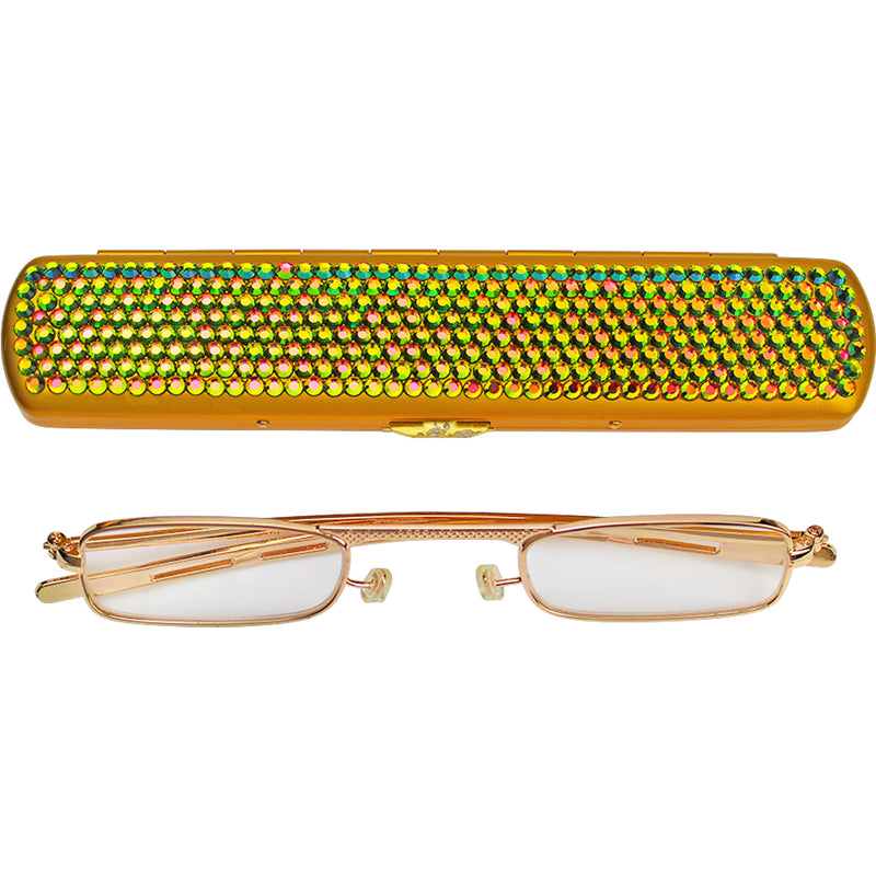 Fairyland 2.0 Readers With Swarovski Travel Case (Green Iridis)