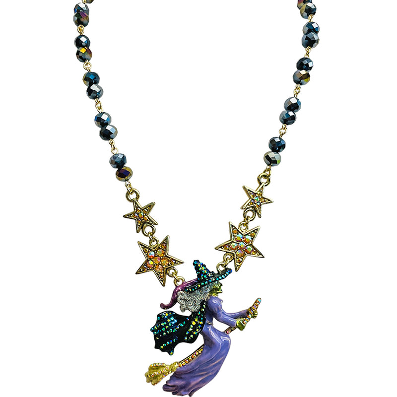 "One Of A Kind" Witchy Of The West Necklace (Goldtone)