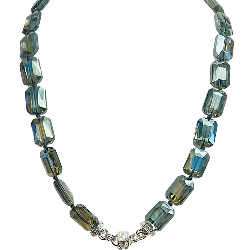 "One Of A Kind" Diva Darling Magnetic Interchangeable Necklace (Silvertone)