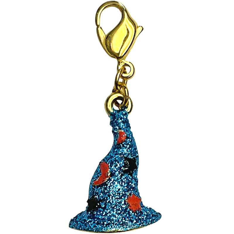 Spell Caster Wizard Hat Lobster Claw Charm (Goldtone)