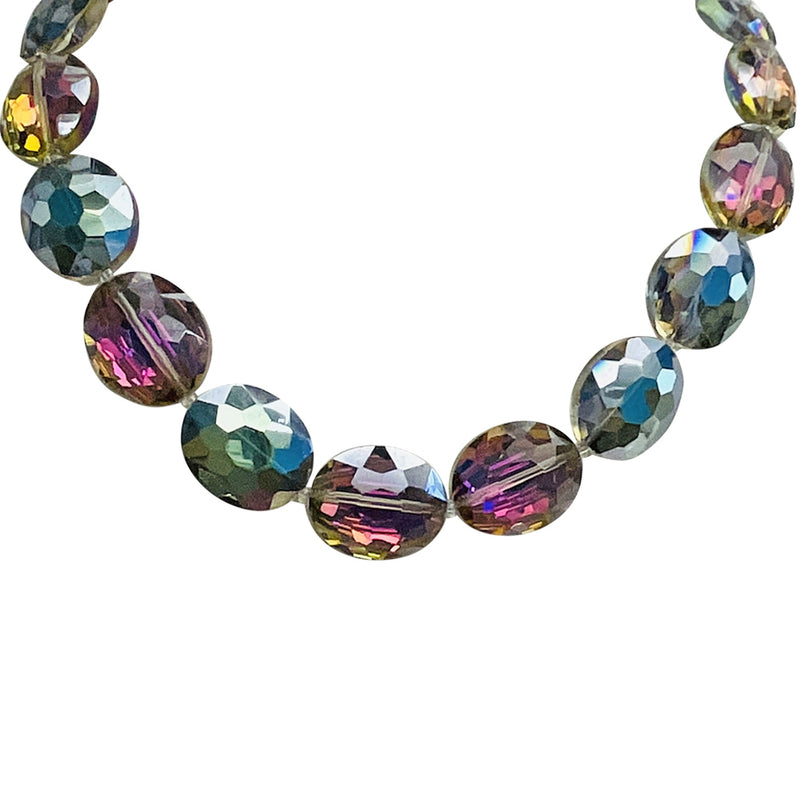 "One Of A Kind" Empress Oval Necklace (Goldtone)