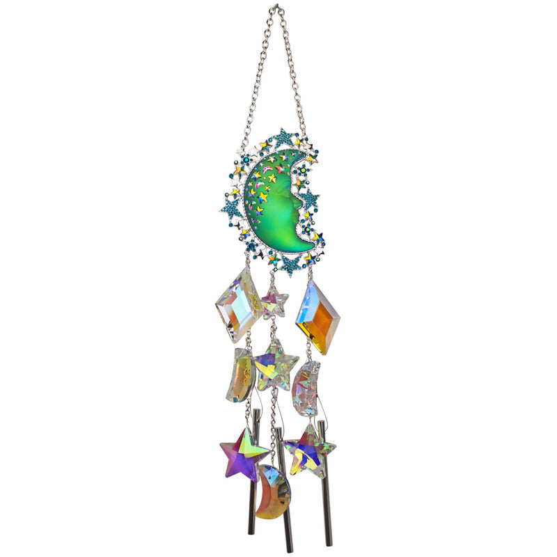 Empress Seaview Moon Starshine Wind Chime (Sterling Silvertone)