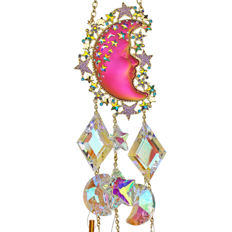 Empress Seaview Moon Starshine Wind Chime (Goldtone)