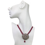 Ruby Goddess Diamond Fleurette Necklace