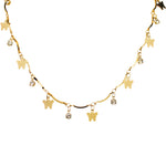 "As Is" Butterfly Whisper Necklace (Goldtone)