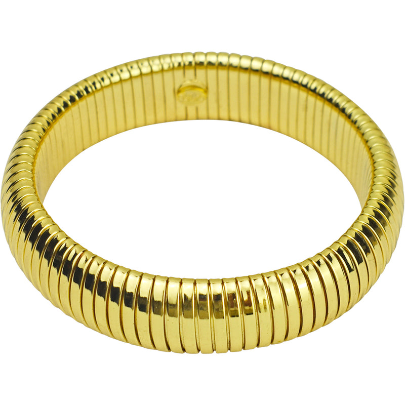 Cobra Stretch Bracelet Set of 2 (Goldtone)