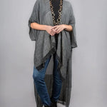 Fringed Sequin Fairy Robe (Charcoal Grey)