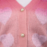 Cotton Candy Fairy Sweetheart Sweater (Pink Ombre)