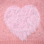 Cotton Candy Fairy Sweetheart Sweater (Pink Ombre)