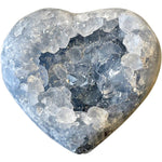 Lovely Blue Petite Celestite Crystal Heart