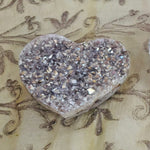 Be In Love Aura Amethyst Crystal Cluster Heart