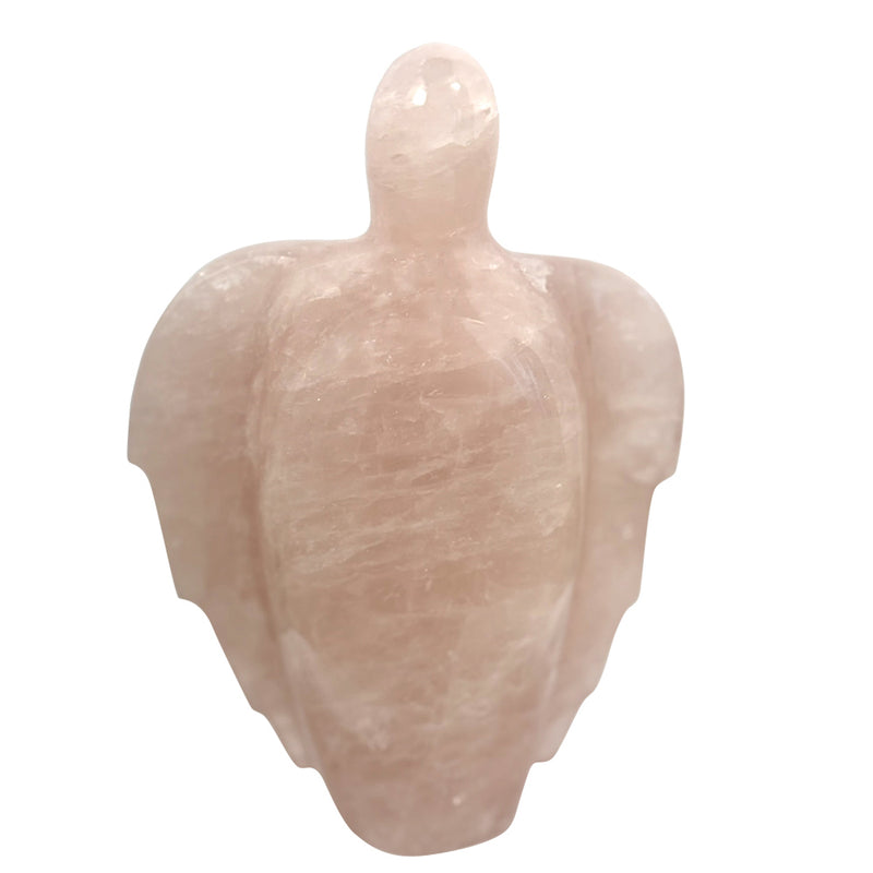 Heavenly Messenger Angel Rose Quartz Crystal