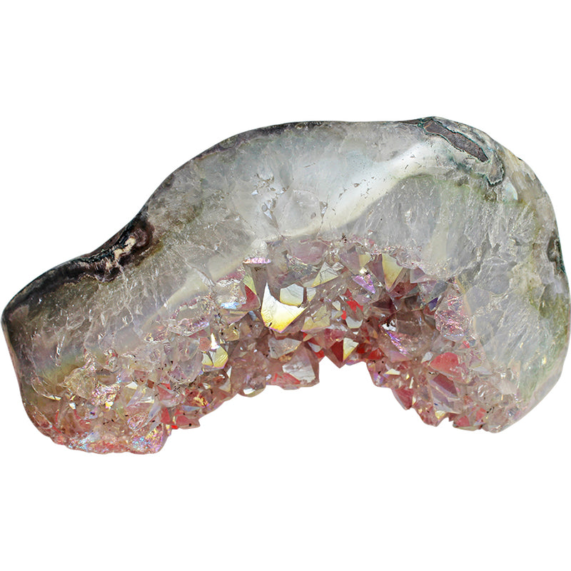 Fairy Aura Amethyst Crystal Cluster