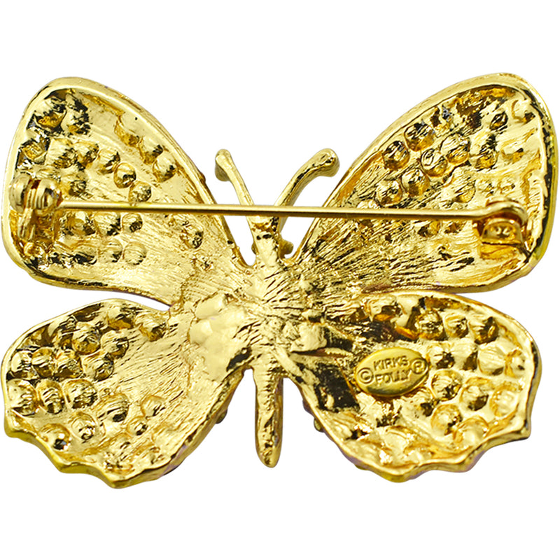 Brilliant Butterly Pin (Goldtone/Multi)