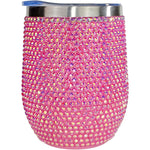 Crystal Princess 12oz Tumbler (Pixie Pink AB)