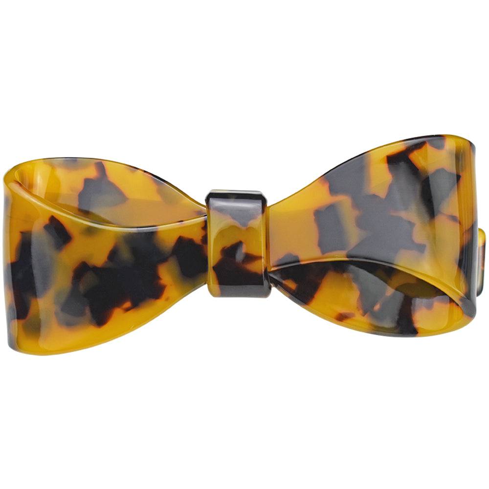 Parisian Tortoise Bow Hair Barrette – Kirks Folly display picture 1