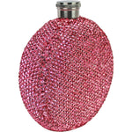 Fairyland Crystallized Stainless Steel 5oz Round Flask (Pixie Pink)