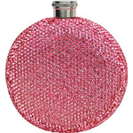 Fairyland Crystallized Stainless Steel 5oz Round Flask (Pixie Pink)
