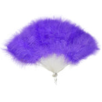 Magic Marabou Feather Fans (Lavender)