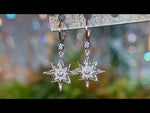Stardust Diamond Petite Guiding Light Leverback Earrings (14k Gold Plated)