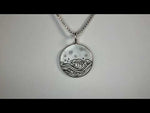 Heather B. Moore Silver Wave Round Charm