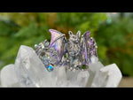 Bat Cat Cuff Bracelet (Silver Ox)