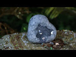 Lovely Blue Petite Celestite Crystal Heart