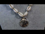 Keep Dreaming Cowrie Shell Necklace (Goldtone)