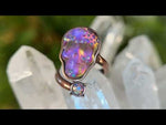 Crystal Skull Adjustable Ring (Copper Ox/Mystic Iridis)