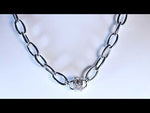 Fame Chain Magnetic Interchangeble Necklace (Sterling Silvertone)