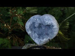 Dreamy Celestite Crystal Cluster Heart