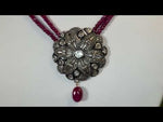 Ruby Goddess Diamond Fleurette Necklace