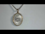 Heather B. Moore Evil Eye Oval Charm
