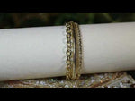 Chains Of Love Magnetic Closure Bracelet (Goldtone)