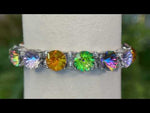 Cosmic Bliss Stretch Bracelet (Silvertone/Average)