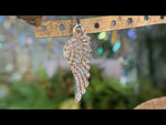 Fly Home Angel Open Ring Charm (Sterling Silvertone)